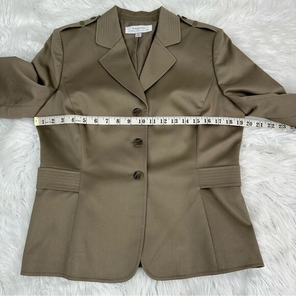 Tahari ASL Women’s NWT Teak Tan Spencerville Career Blazer Skirt Suit 10/C39/W31 - Picture 11 of 15